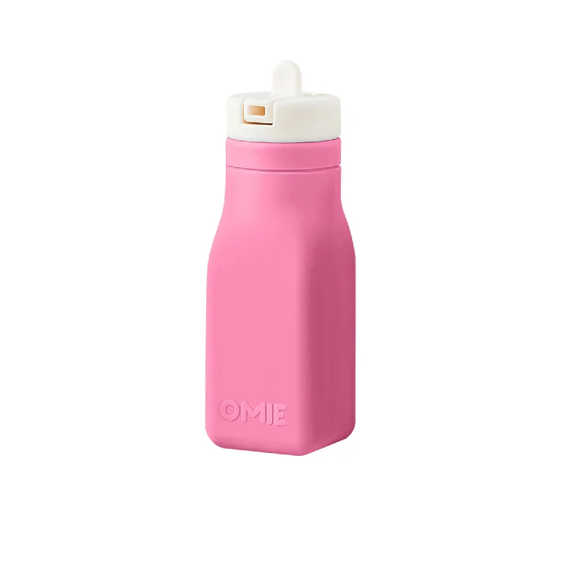 Omie Silicone Drink Bottle 250ml in Pink