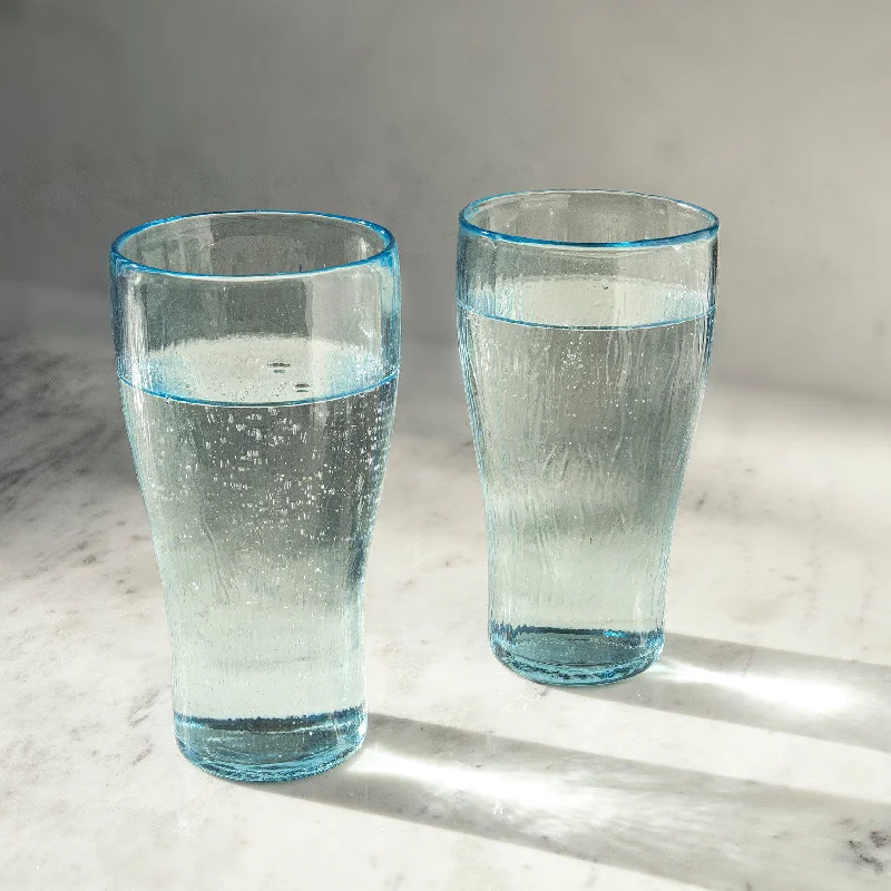 Quoise Glass Tumbler Set of Two (Tall)