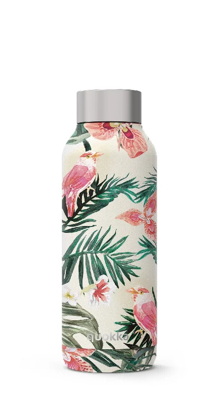 Quokka Stainless Steel Water Bottle Solid Jungle Flora 17oz (510 ml)