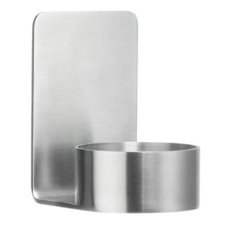 Candle Holder Tea Light 2-3/8 x 1-7/8 x 2-3/4 Inch Brushed Stainless Steel