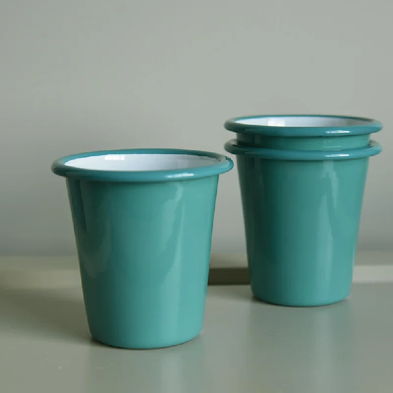 Spring Green Enamel Tumbler