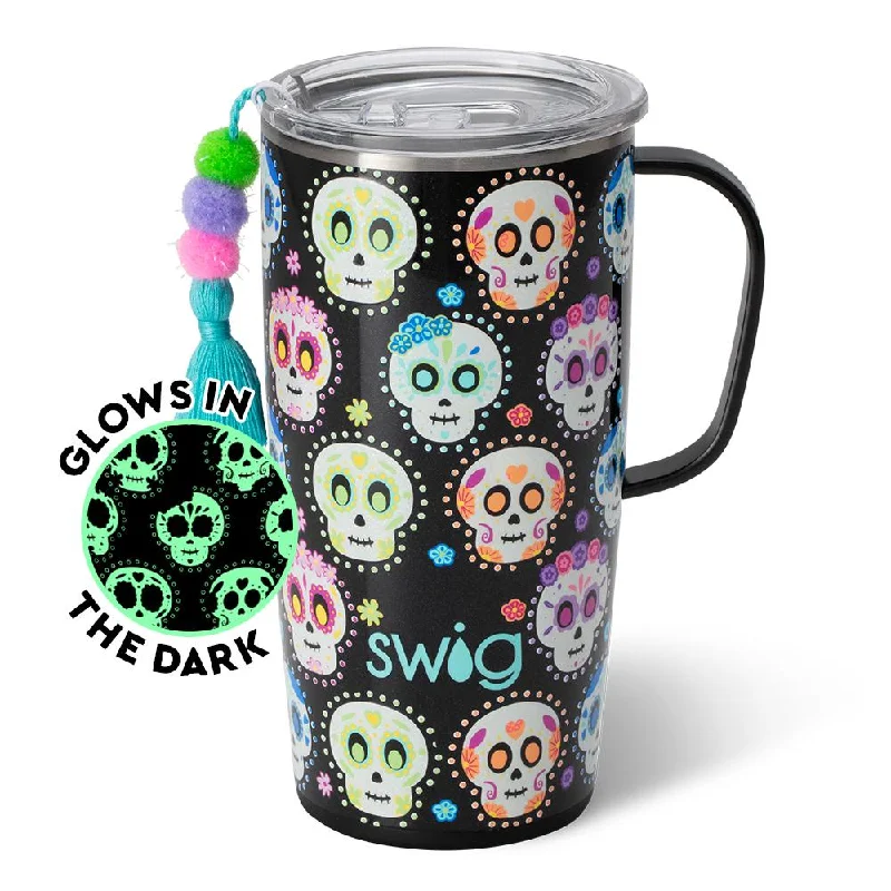 Swig - Sugar Skulls Travel Mug, 22 Ounce