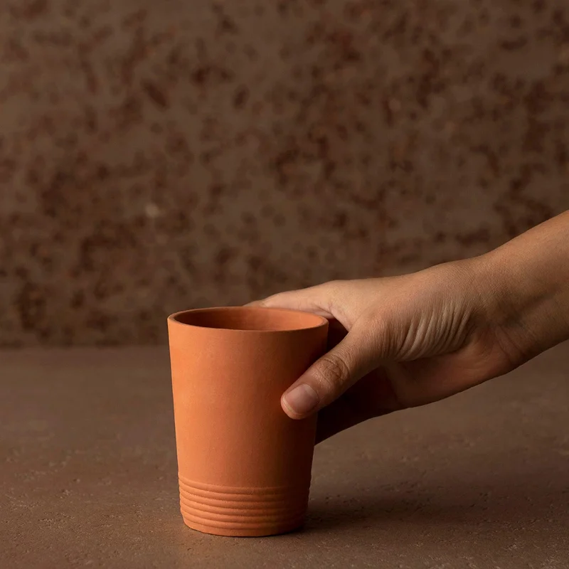 terracotta water tumbler