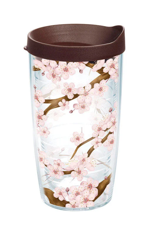 Tervis 16 oz Washington DC - Cherry Blossom Multicolored BPA Free Tumbler with Lid