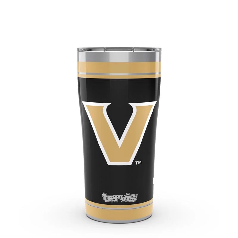 Tervis Collegiate 20 oz Vanderbilt Commodores Multicolored BPA Free Tumbler with Lid