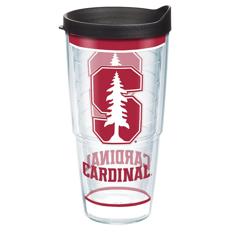 Tervis Collegiate 24 oz Stanford Cardinal Multicolored BPA Free Tumbler with Lid