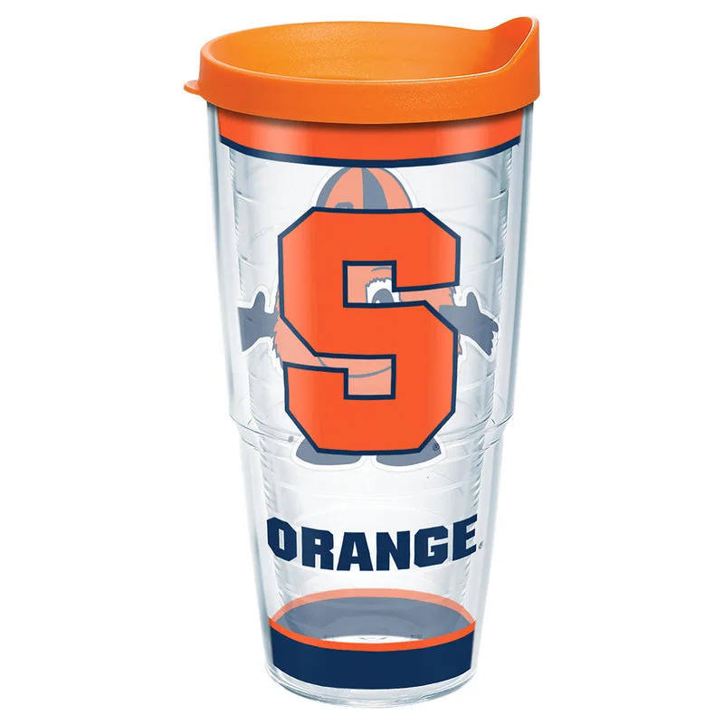 Tervis Collegiate 24 oz Multicolored BPA Free Syracuse Orange Tumbler with Lid