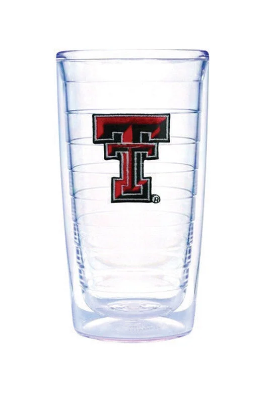 Tervis  Collegiate  16 oz. Texas Tech Red Raiders  Clear  BPA Free Tumbler