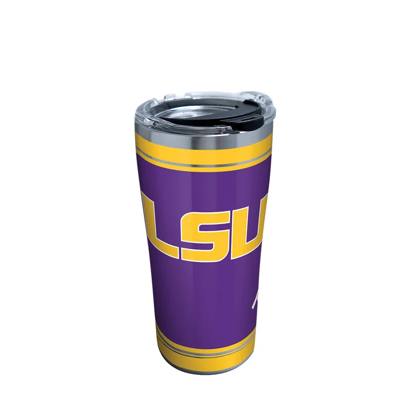 Tervis Collegiate 20 oz LSU Tigers Multicolored BPA Free Double Wall Tumbler