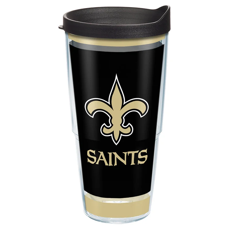 Tervis NFL 24 oz Multicolored BPA Free New Orleans Saints Tumbler with Lid