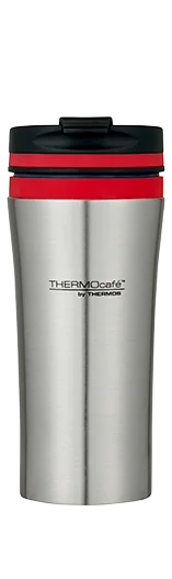 Thermos 380ml S/s Vacuum Insulated Tumbler - Red Trim