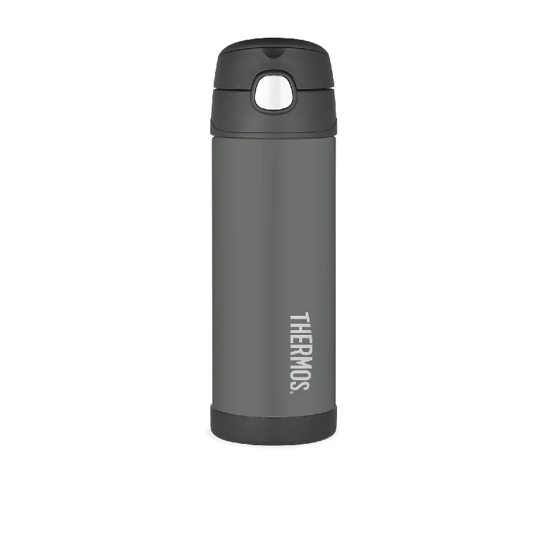 Thermos FUNtainer Insulated Drink Bottle 470ml Charcoal