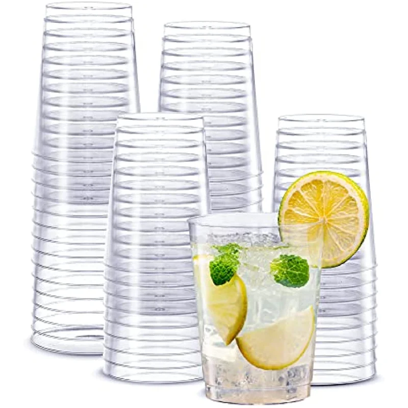 Comfy Package Clear Hard Plastic Cups / Tumblers