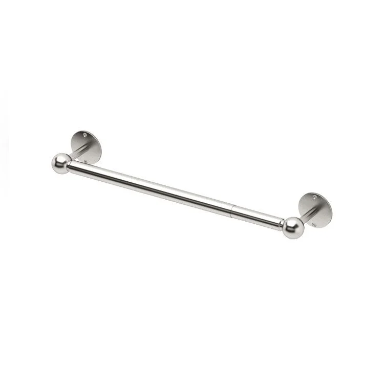 Paper Towel Holder Double Post Holder Satin Nickel Brass