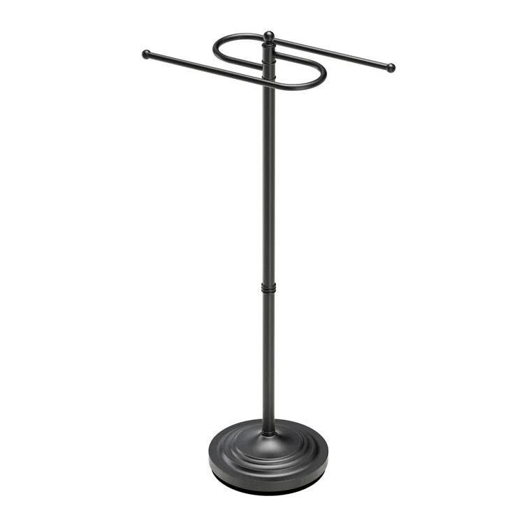 Towel Holder S-Towel Holder Matte Black Metal 2 Arms