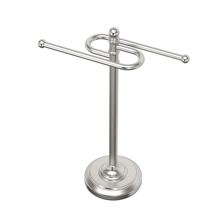 Towel Holder S-Towel Holder Satin Nickel Metal 2 Arms