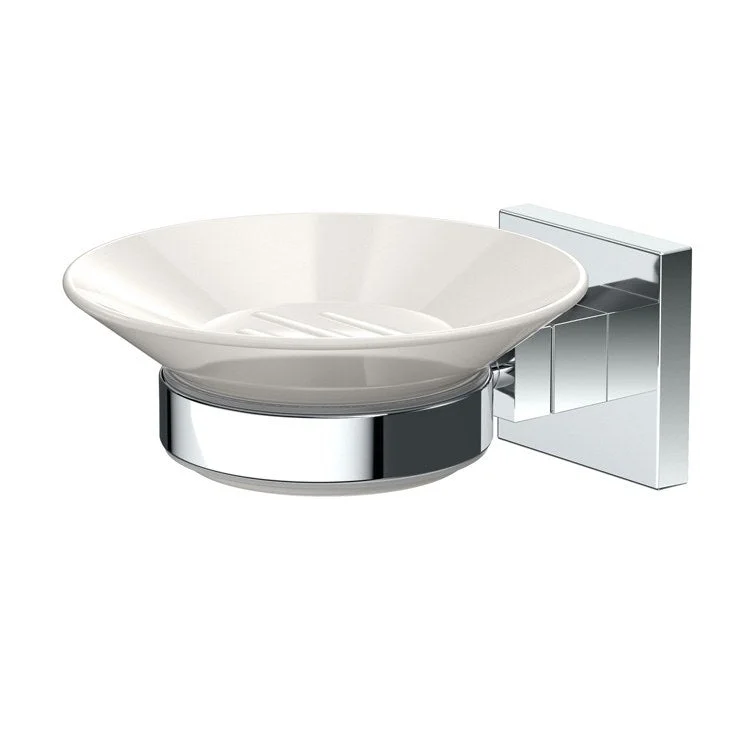 Soap Dish Elevate Round Chrome Wall Mount